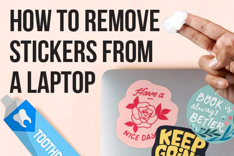 How to Remove Stickers From a Laptop