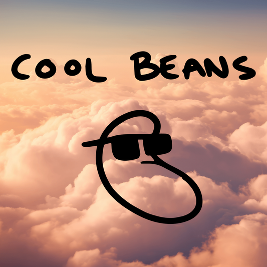 Cool Beans; Funny Vinyl Decals Suitable For Cars, Windows, Walls, and More!