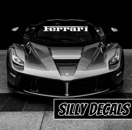 Exotic Car Decal; Vinyl Decals Suitable For Cars, Windows, Walls, and More!