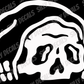 Peeking Grim Reaper; Spooky Cute Character Vinyl Decals Suitable For Cars, Windows, Walls, and More!