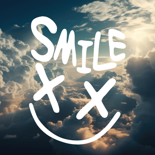 Smile; Positive Vinyl Decals Suitable For Cars, Windows, Walls, and More!