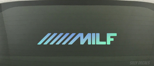 Milf Power; Funny M Power Vinyl Decals Suitable For Cars, Windows, Walls, and More!
