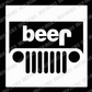 Beer; Funny Beer Vinyl Decals Suitable For Cars, Windows, Walls, and More!