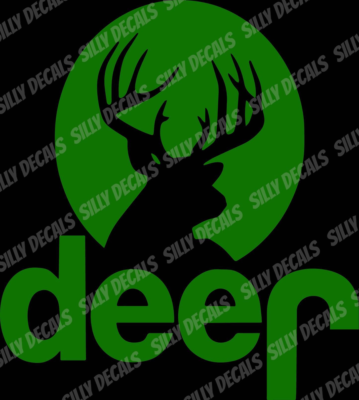 Deer; Funny Animal Hunting Vinyl Decals Suitable For Cars, Windows, Walls, and More!
