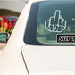 Fuck You; Funny Vinyl Decals Suitable For Cars, Windows, Walls, and More!