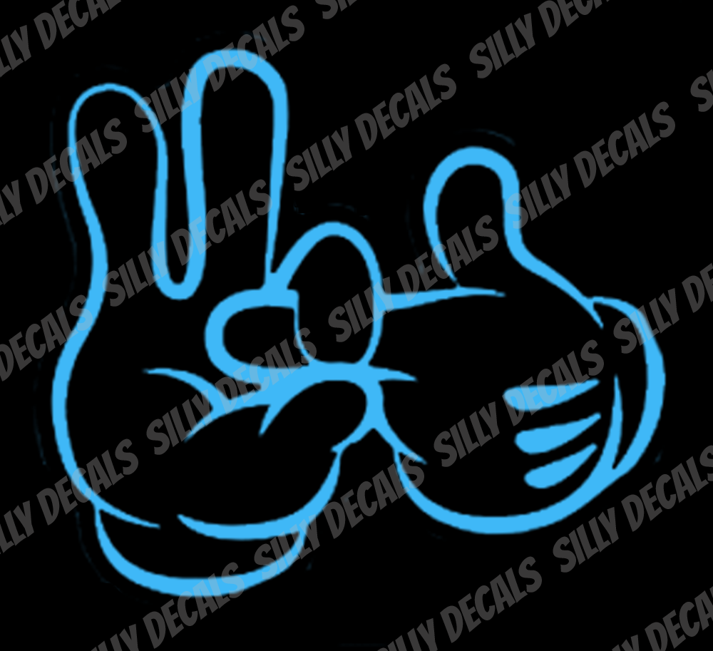 Finger In The Hole; Funny Vinyl Decals Suitable For Cars, Windows, Walls, and More!