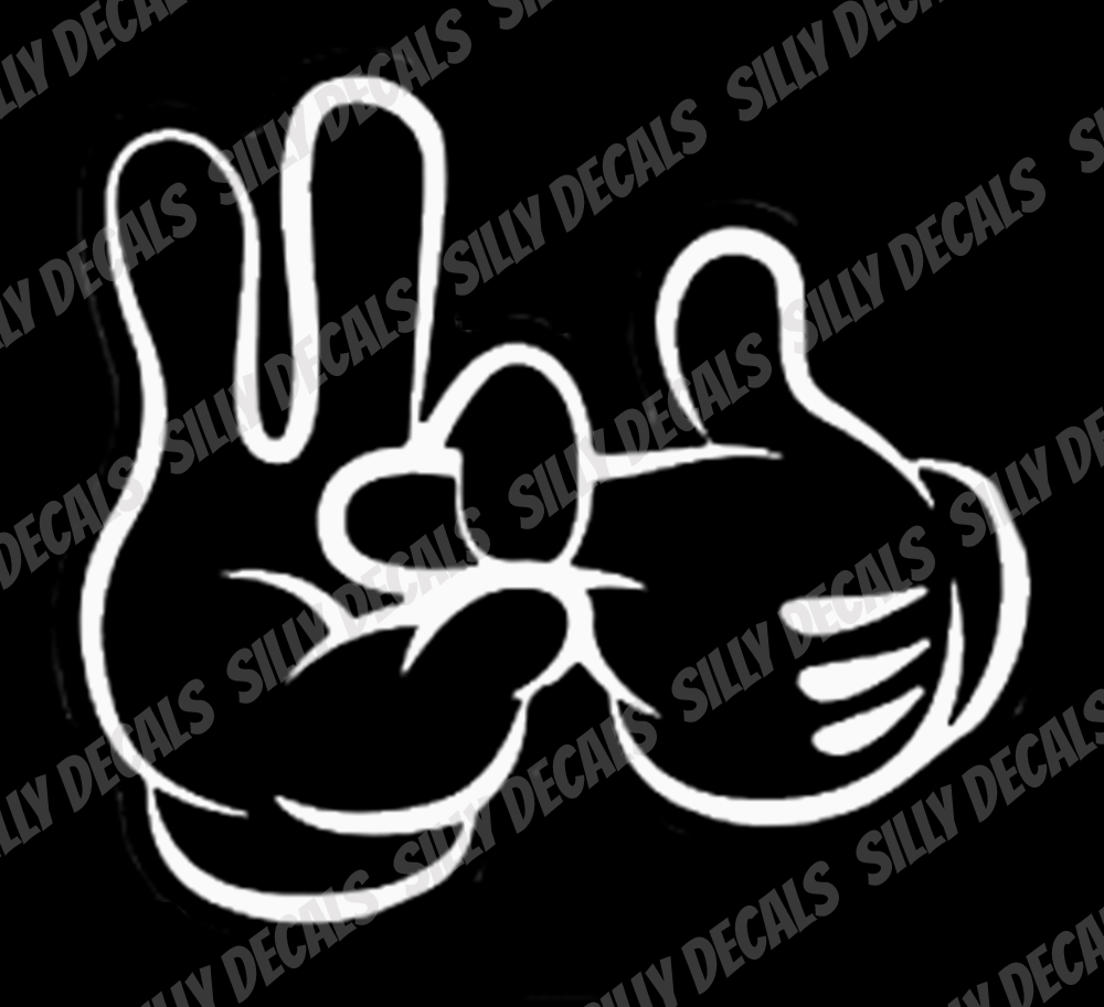 Finger In The Hole; Funny Vinyl Decals Suitable For Cars, Windows, Walls, and More!