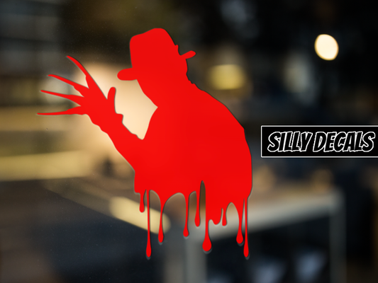 Freddy Krueger; Halloween Horror Vinyl Decals Suitable For Cars, Windows, Walls, and More!
