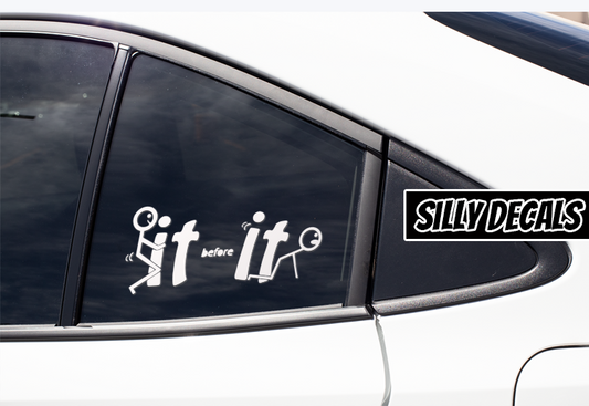 Fuck It Before It Fucks You; Funny Vinyl Decals Suitable For Cars, Windows, Walls, and More!