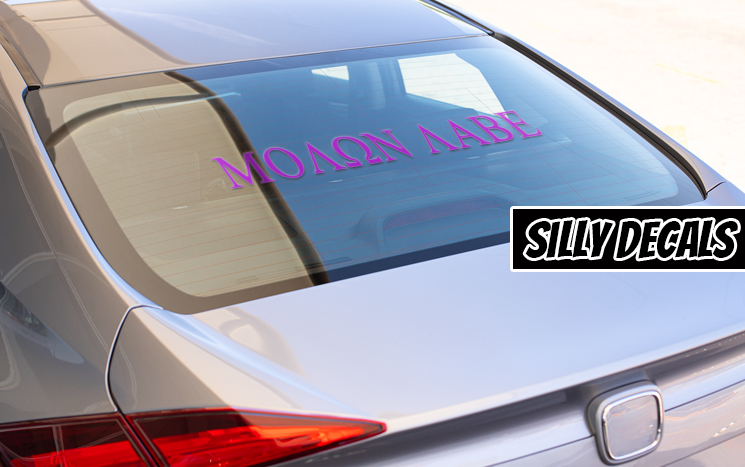 Molon Labe Inspired; Vinyl Decals Suitable For Cars, Windows, Walls, and More!