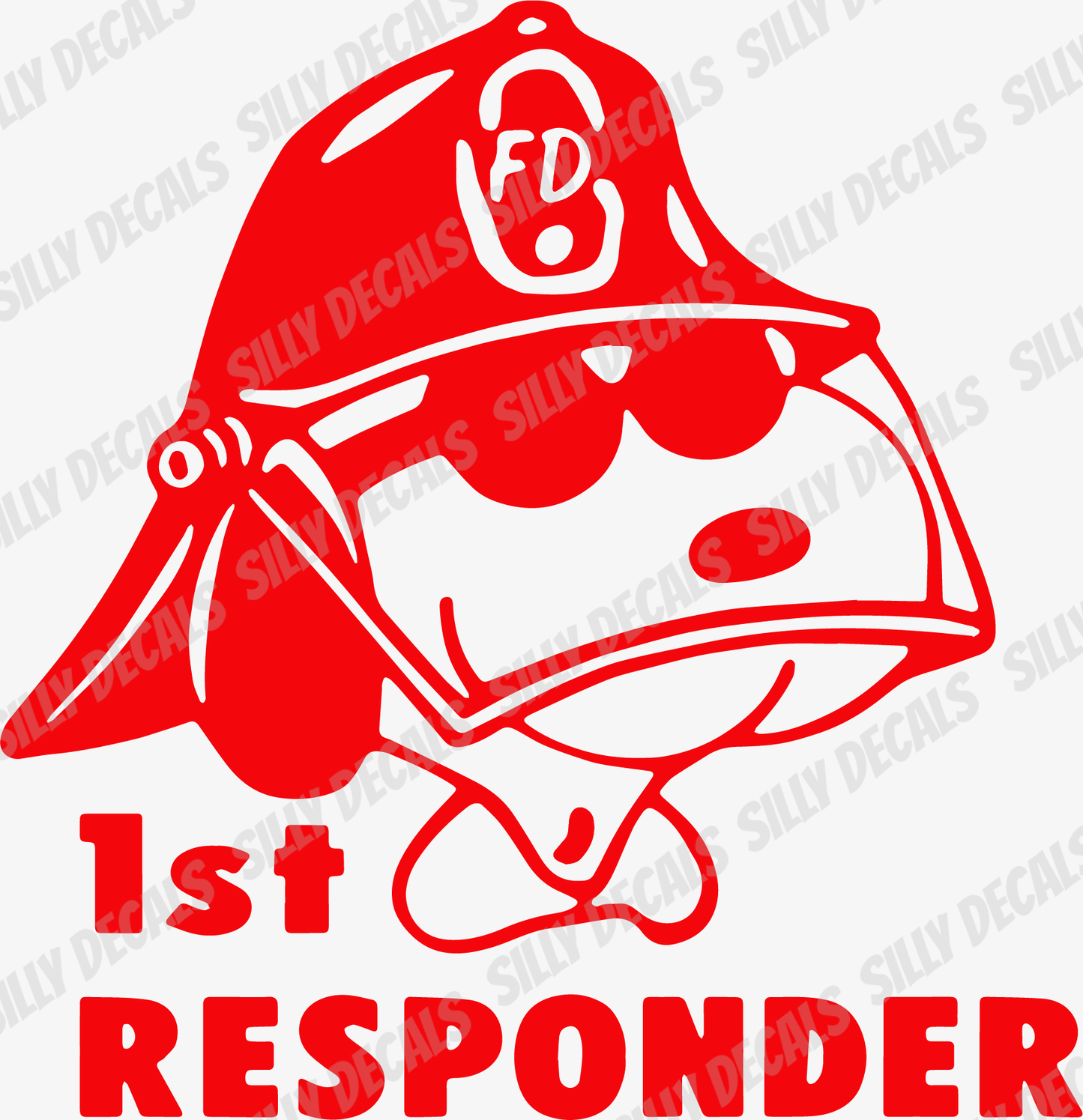 Snoopy Inspired First Responder; Funny Healthcare Character Vinyl Decals Suitable For Cars, Windows, Walls, and More!