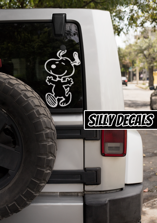 Snoopy Inspired; Character Vinyl Decals Suitable For Cars, Windows, Walls, and More!