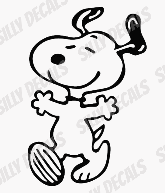 Snoopy Inspired; Character Vinyl Decals Suitable For Cars, Windows, Walls, and More!