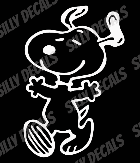 Snoopy Inspired; Character Vinyl Decals Suitable For Cars, Windows, Walls, and More!