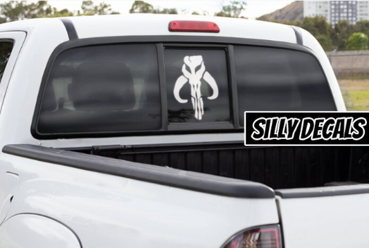 StarWars Inspired Boba Fett; Character Vinyl Decals Suitable For Cars, Windows, Walls, and More!