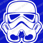 StormTrooper; StarWars Inspired Vinyl Decals Suitable For Cars, Windows, Walls, and More!