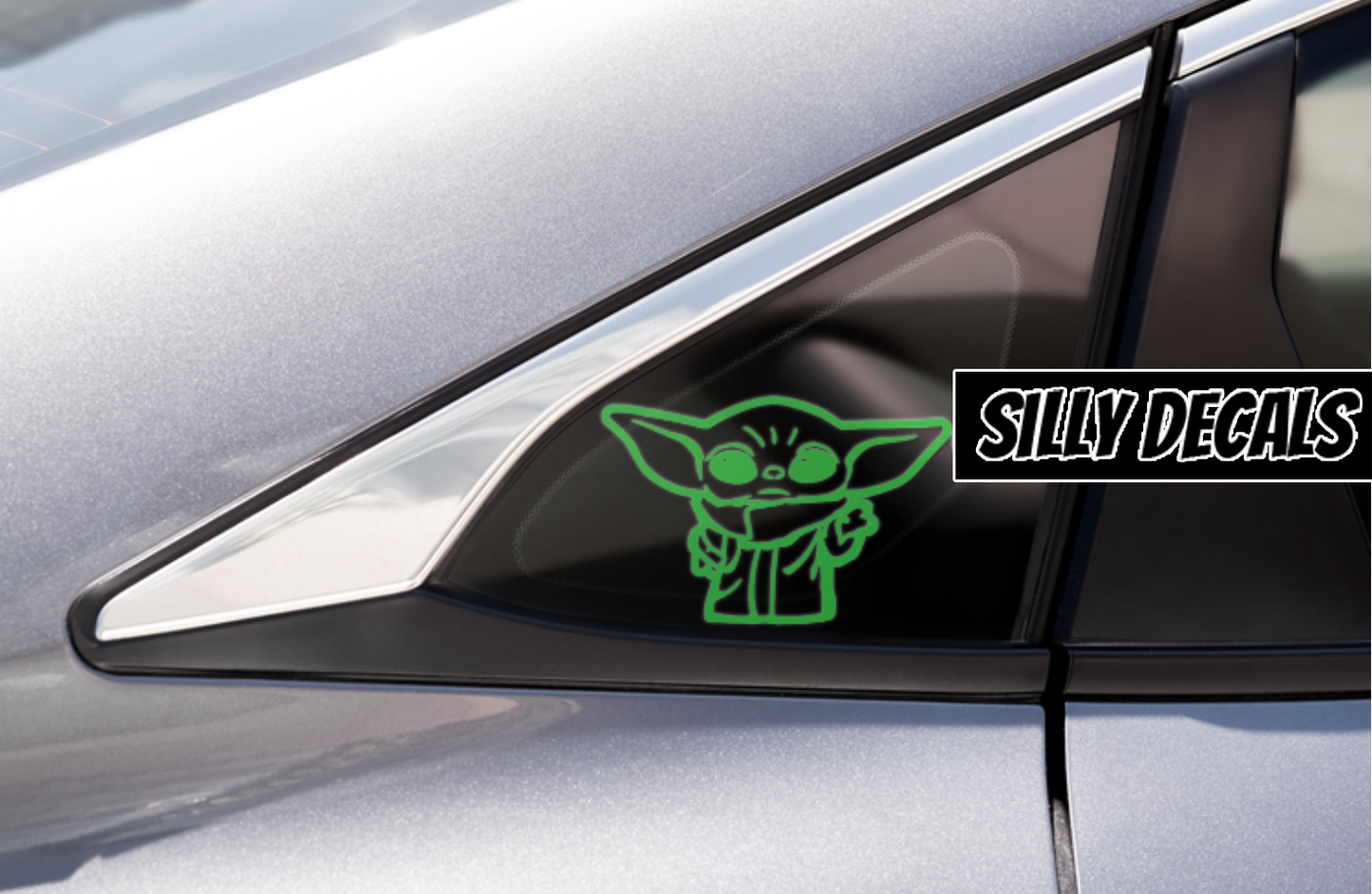 Yoda; StarWars Inspired Vinyl Decals Suitable For Cars, Windows, Walls, and More!