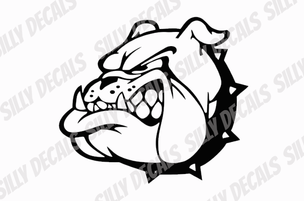 Bulldog Decal; Animal-Themed Vinyl Decals Suitable For Cars, Windows, Walls, and More!