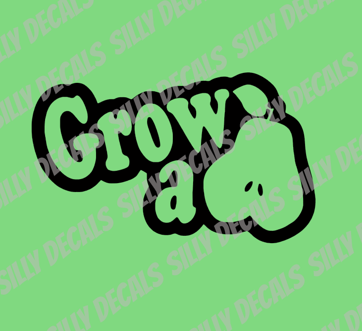 Grow a Pear; Funny Adult Vinyl Decals Suitable For Cars, Windows, Walls, and More!