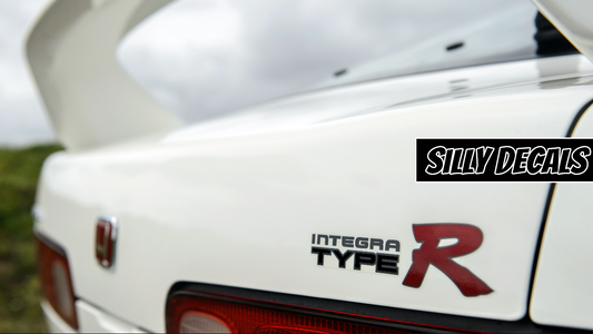 JDM Integra Type R Inspired; Honda Integra Vinyl Decals Suitable For Cars, Windows, Walls, and More!