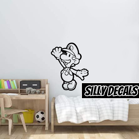 Baby Luigi; Nintendo Inspired Vinyl Decals Suitable For Cars, Windows, Walls, and More!