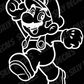 Super Mario; Nintendo Inspired Vinyl Decals Suitable For Cars, Windows, Walls, and More!