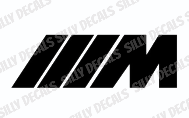 BMW M Power Inspired Logo; Vinyl Decals Suitable For Cars, Windows, Walls, and More!