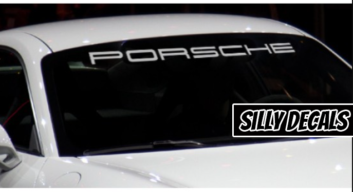 Windshield Banner; Vinyl Decals Suitable For Cars, Windows, Walls, and More!
