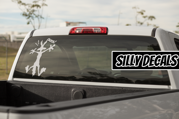 Road Runner Ouch; Funny Cartoon Vinyl Decals Suitable For Cars, Windows, Walls, and More!