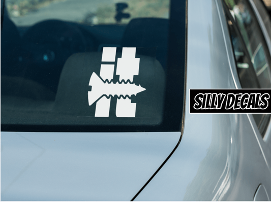 Screw It; Funny Vinyl Sayings Decals Suitable For Cars, Windows, Walls, and More!