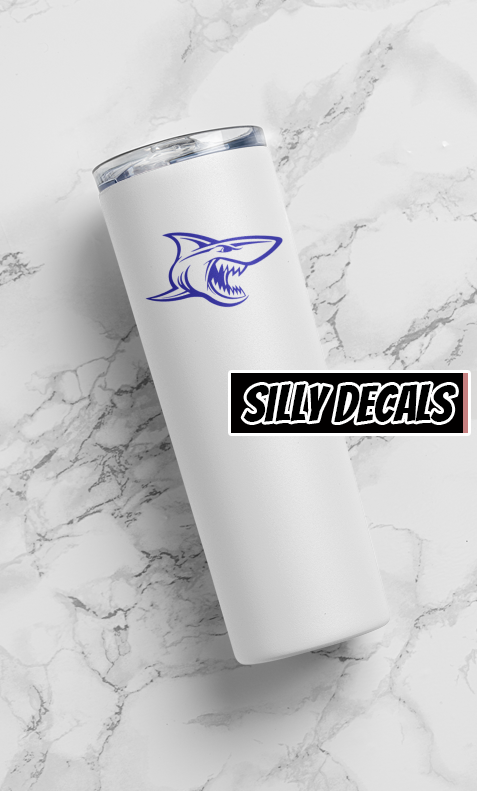 Shark Decal; Animal-Themed Vinyl Decals Suitable For Cars, Windows, Walls, and More!