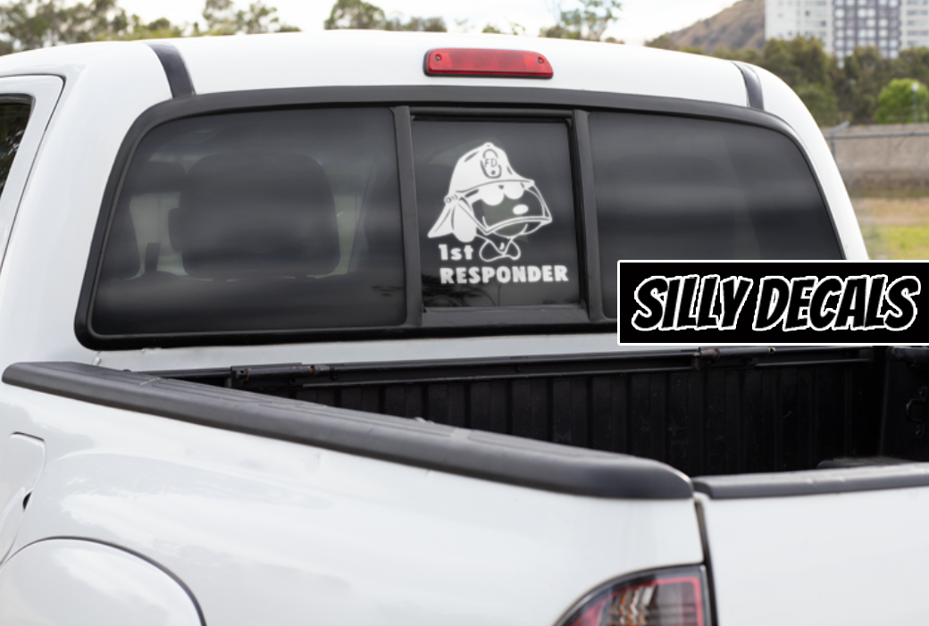 Snoopy Inspired First Responder; Funny Healthcare Character Vinyl Decals Suitable For Cars, Windows, Walls, and More!