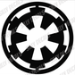 StarWars Inspired Galactic Empire; Vinyl Decals Suitable For Cars, Windows, Walls, and More!