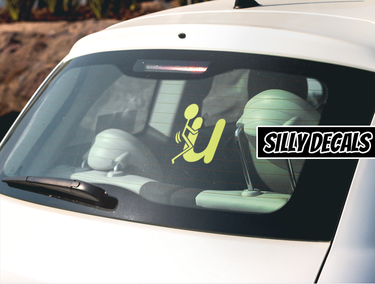 Stick Figure Fuck You; Funny Vinyl Decals Suitable For Cars, Windows, Walls, and More!