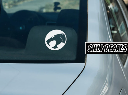 Thunder Cats Logo; Vinyl Decals Suitable For Cars, Windows, Walls, and More!