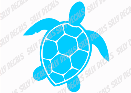 Turtle Decal; Animal-Themed Vinyl Decals Suitable For Cars, Windows, Walls, and More!
