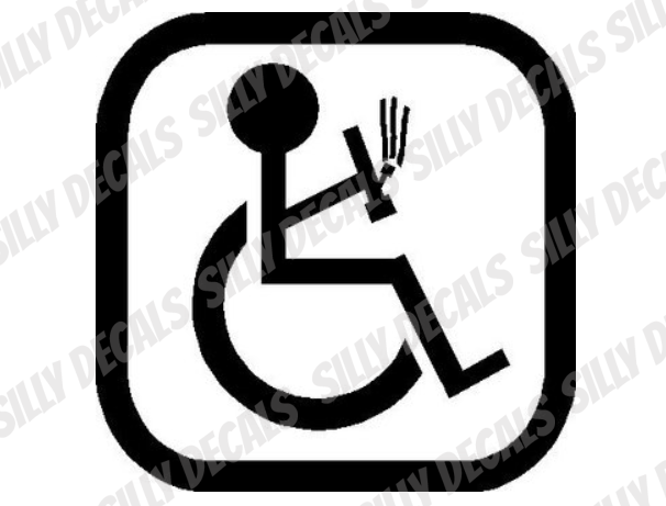 Wheelchair Bong; Funny 420 Vinyl Decals Suitable For Cars, Windows, Walls, and More!